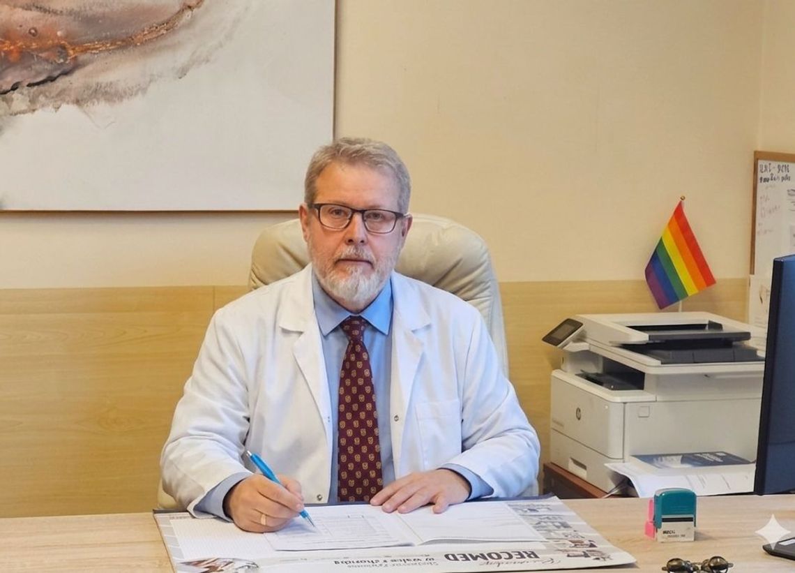 Nie tylko leczył, ale sam walczył o zdrowie. Ordynator żegna się po latach pracy w ,,okrąglaku''