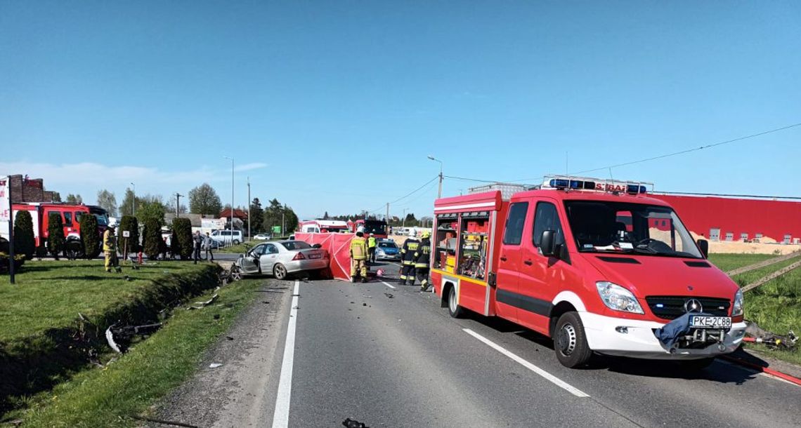 Nie ustąpił pierwszeństwa przy wyjeżdżaniu z parkingu. Nie żyje kobieta