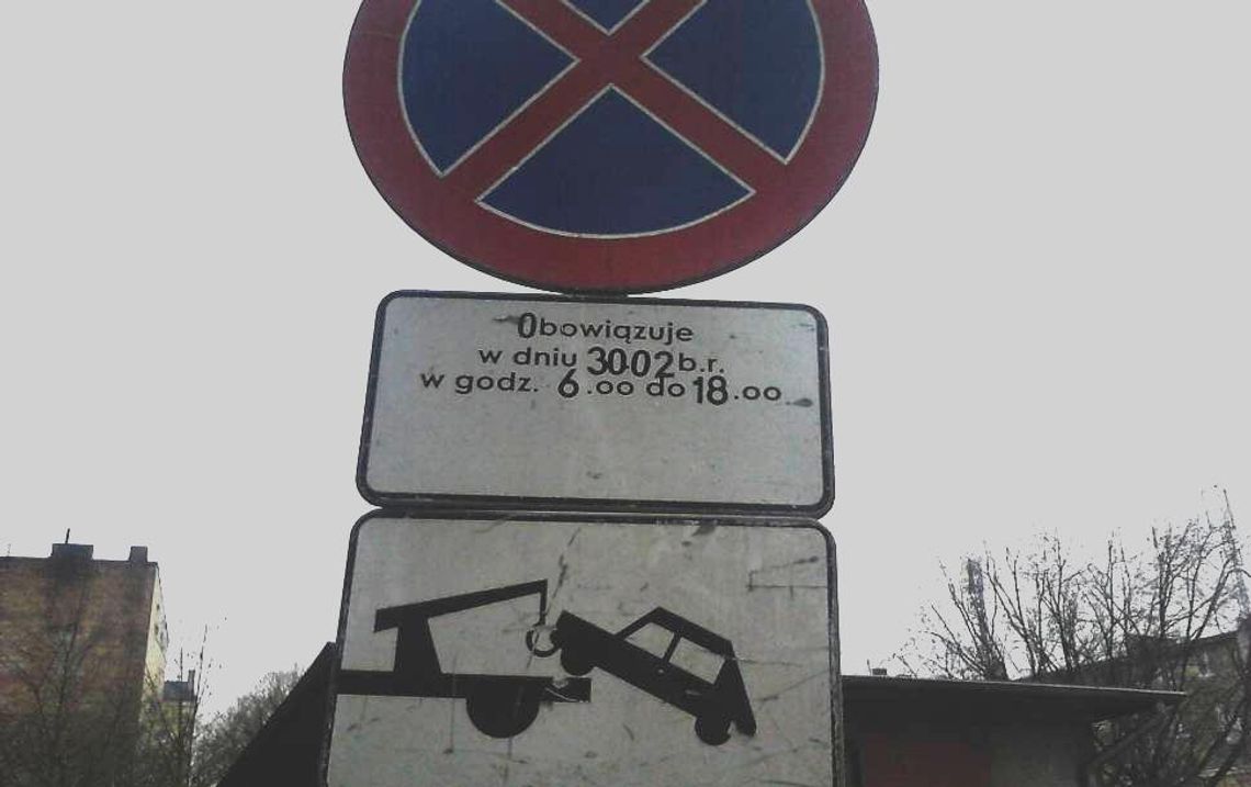 Nie zaparkujesz tutaj… 30 lutego! ZDJĘCIA