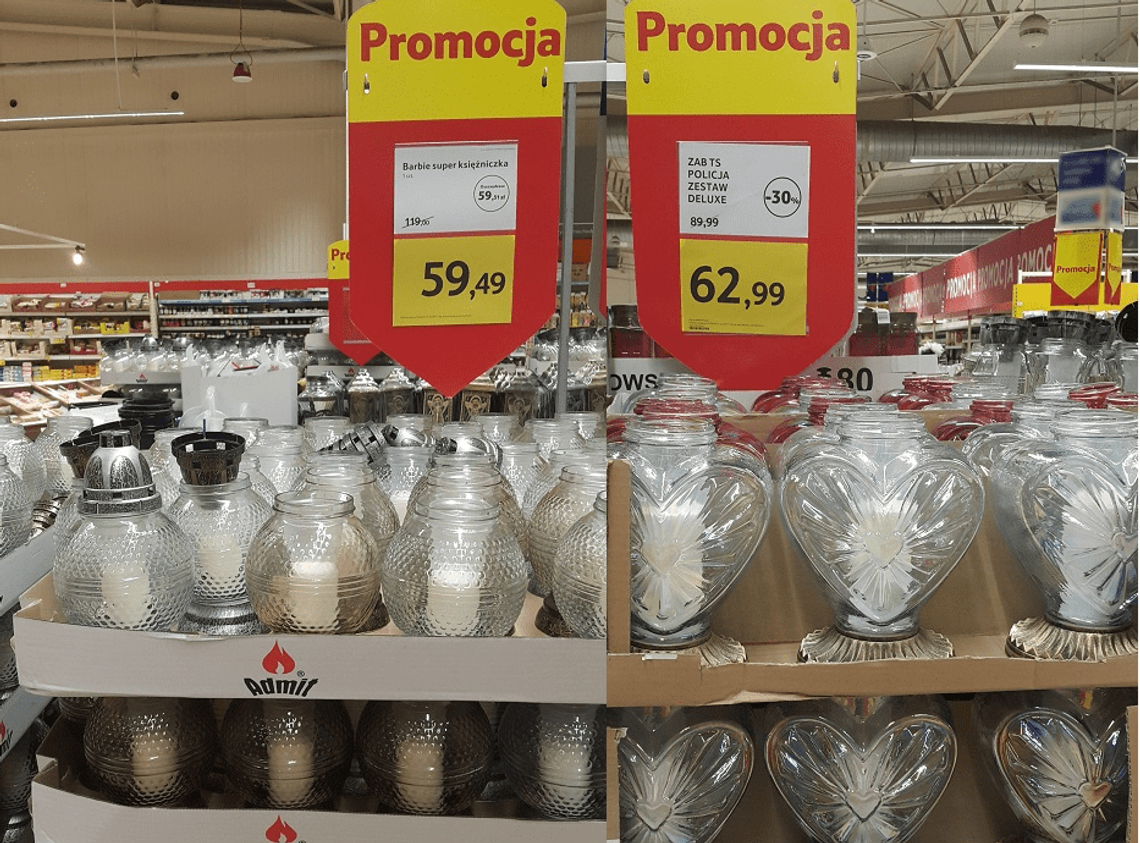 Niecodzienna „promocja” w kaliskim hipermarkecie