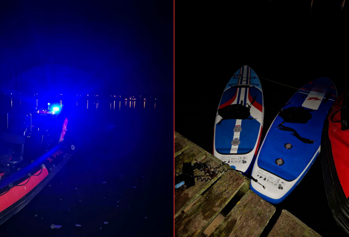 Nocny wypadek na wodzie. 3 osoby poszkodowane Nocny wypadek na wodzie. 3 osoby poszkodowane