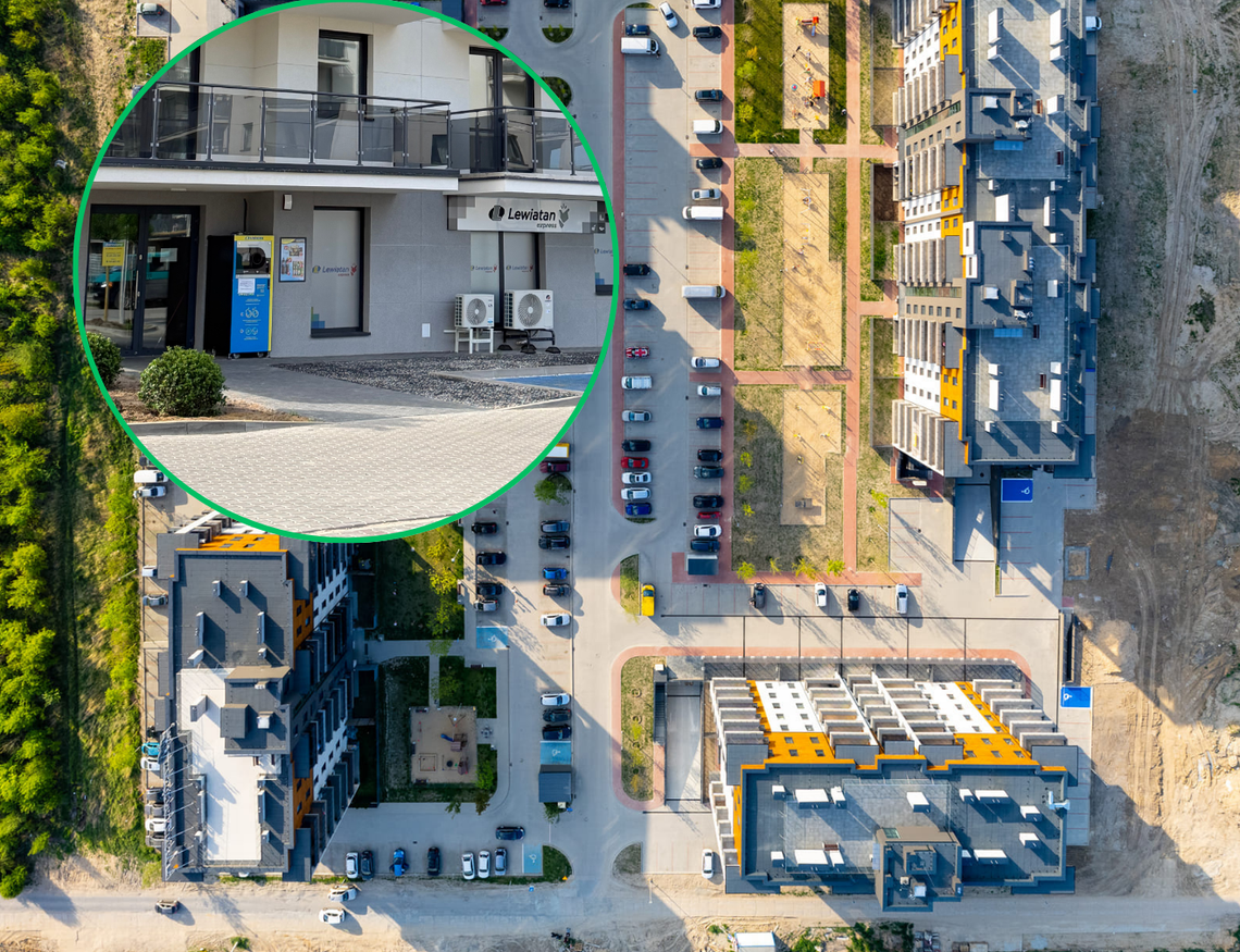 Nowe osiedle, nowy market. Mają sklep typu convenience Nowe osiedle, nowy market. Mają sklep typu convenience