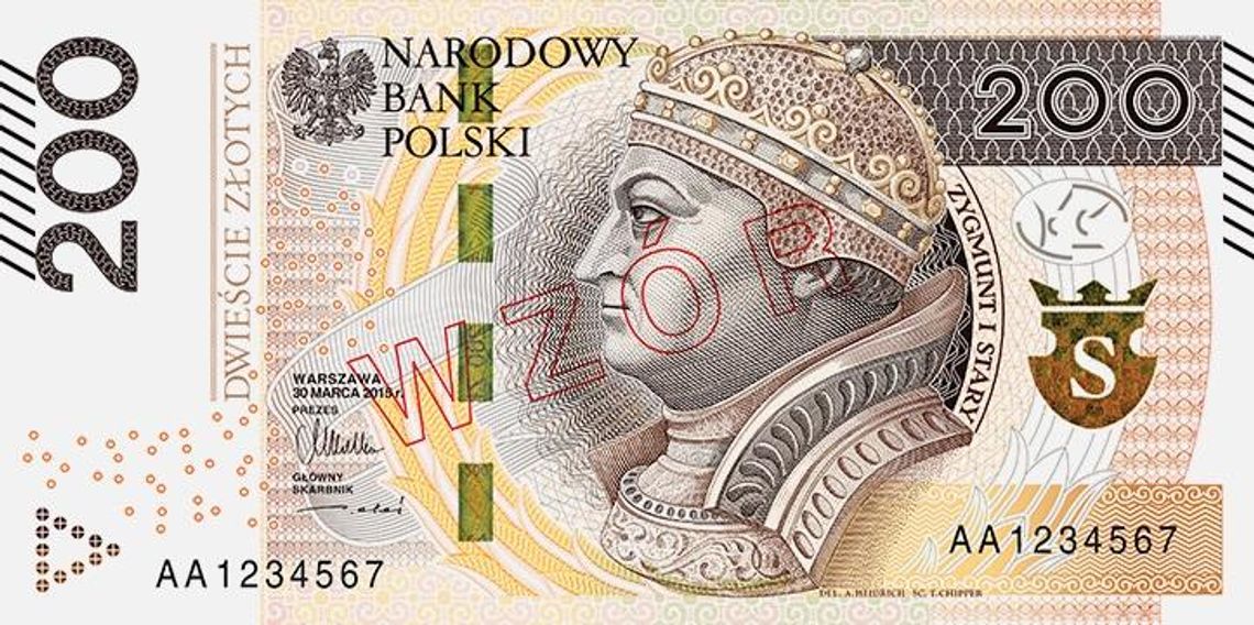 Od dziś w obiegu nowy banknot 200-złotowy
