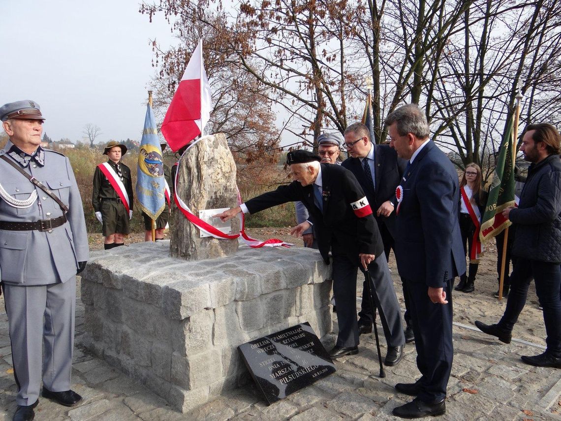 Odsłonięto obelisk upamiętniający wizytę Marszałka Piłsudskiego ZDJECIA