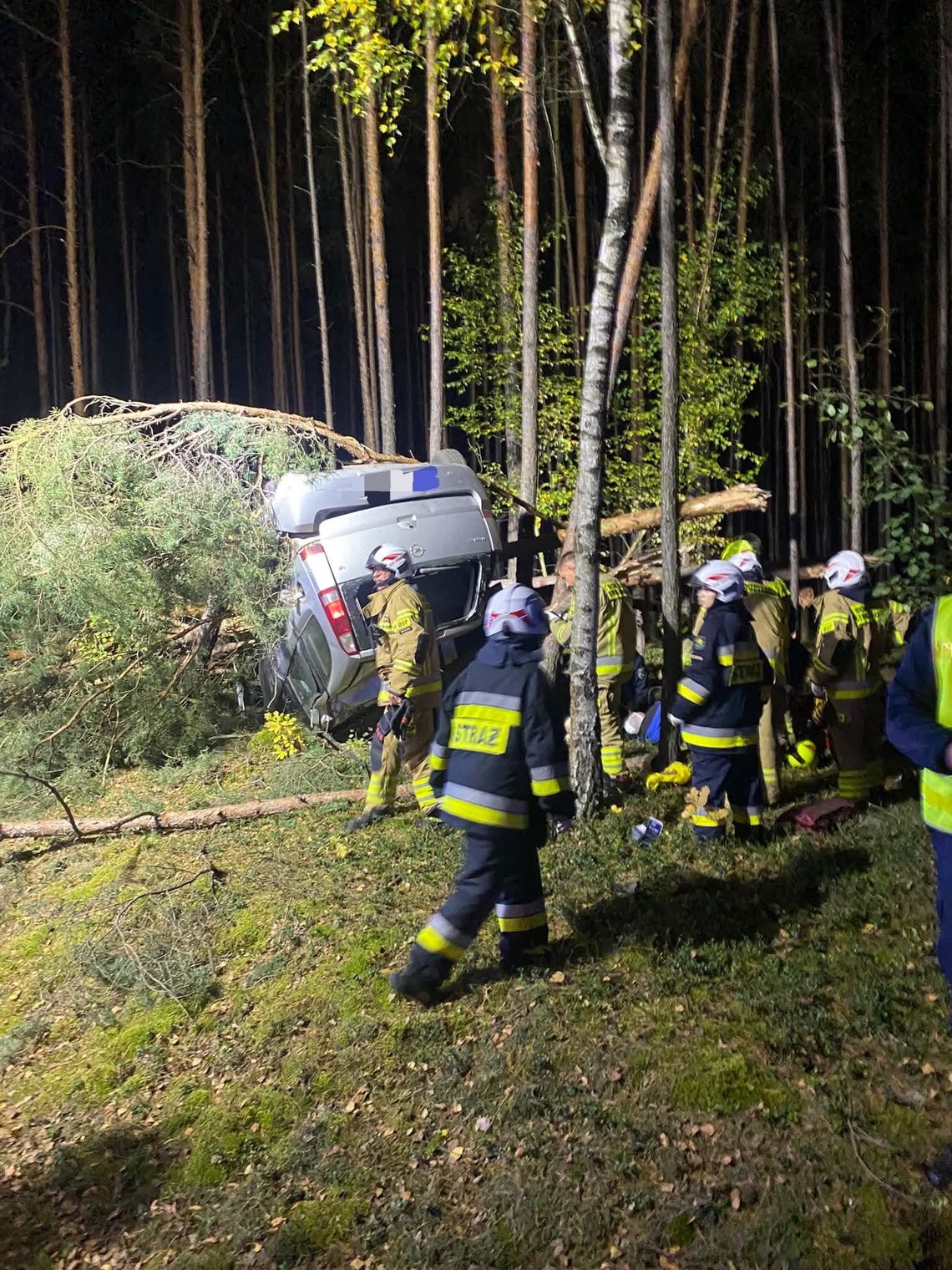 Opel dachował i zawisł między drzewami! Za kierownicą 22-latek z powiatu kaliskiego Opel dachował i zawisł między drzewami! Za kierownicą 22-latek z powiatu kaliskiego