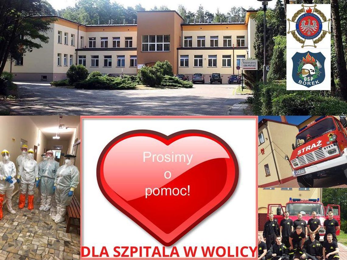 OSP Borek z akcją pomocy dla Szpitala w Wolicy