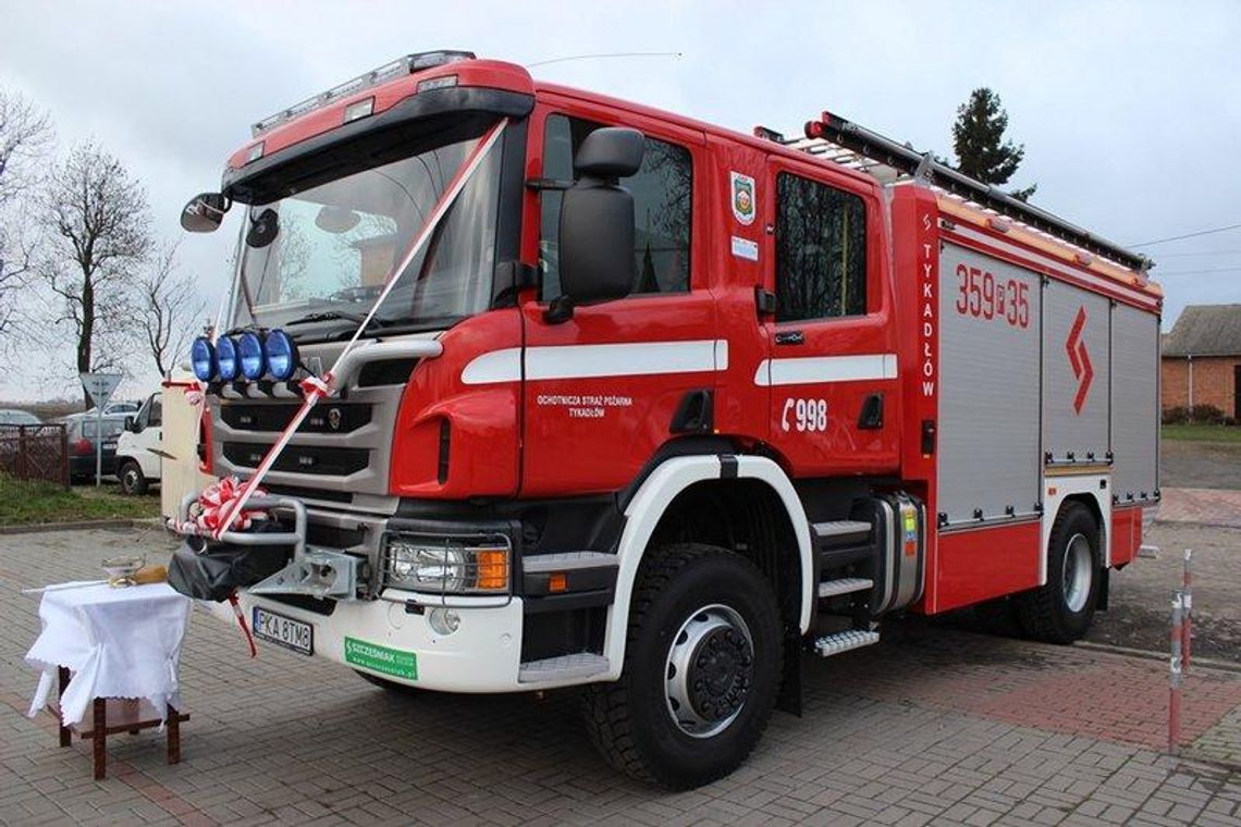 OSP Tykadłów ponownie z samochodem