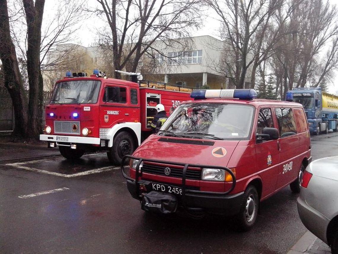 Palił się zakład Dossche w Kaliszu ZDJĘCIA