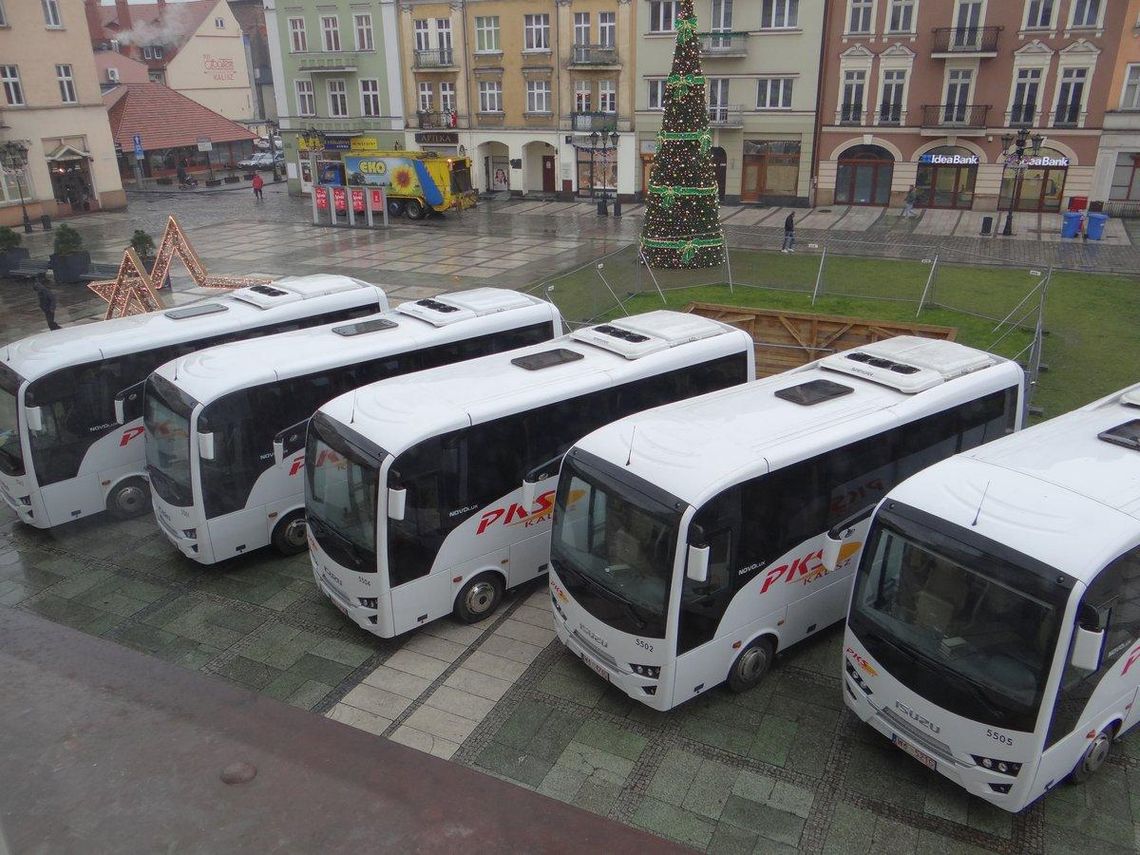 Pięć nowych autobusów kaliskiego PKS-u ZDJĘCIA