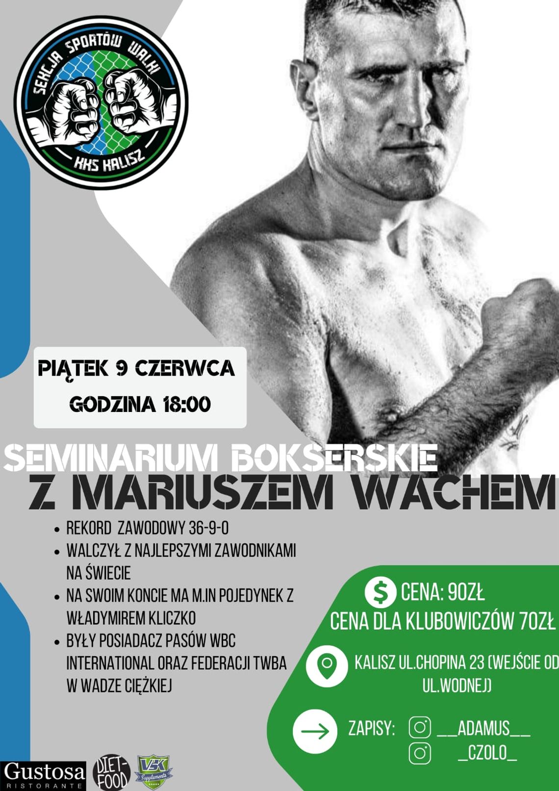 Pięściarskie seminarium z Mariuszem Wachem