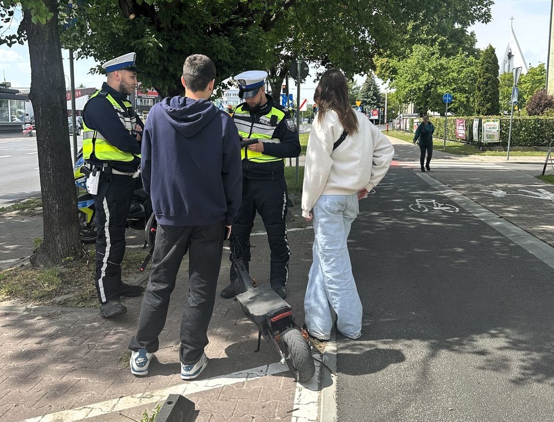 Pijany na hulajnodze wiózł pasażerkę. Uwaga, będą kontrole UTO