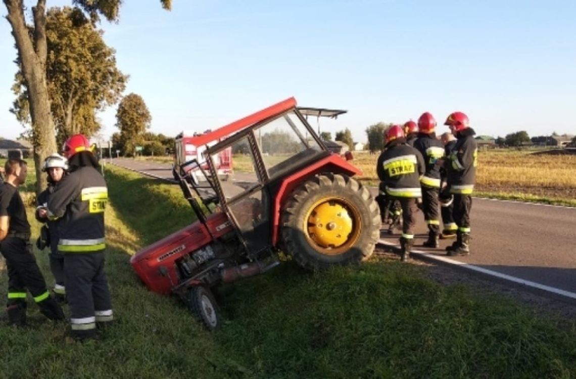 Pijany rekordzista! W takim stanie traktorem spowodował wypadek