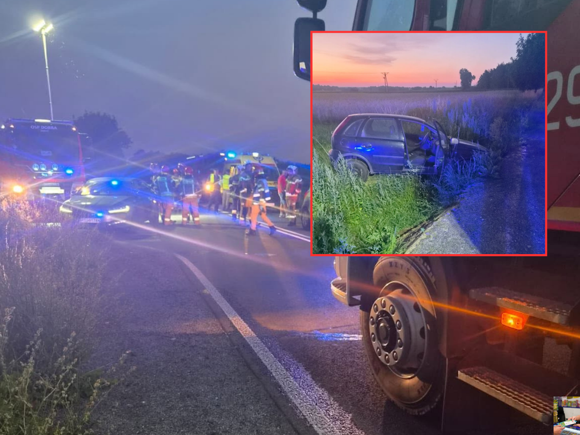 Pijany wjechał w grupę ludzi. Ranny młody policjant