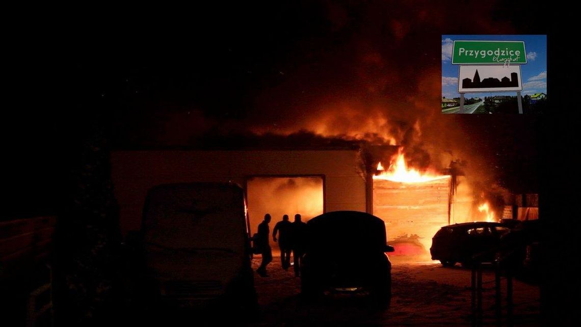 Płonął warsztat Yamahy. Ogromne straty ZDJĘCIA