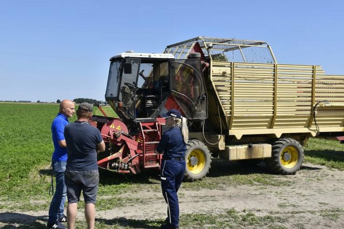 Policja apeluje o bezpieczeństwo podczas prac rolnych