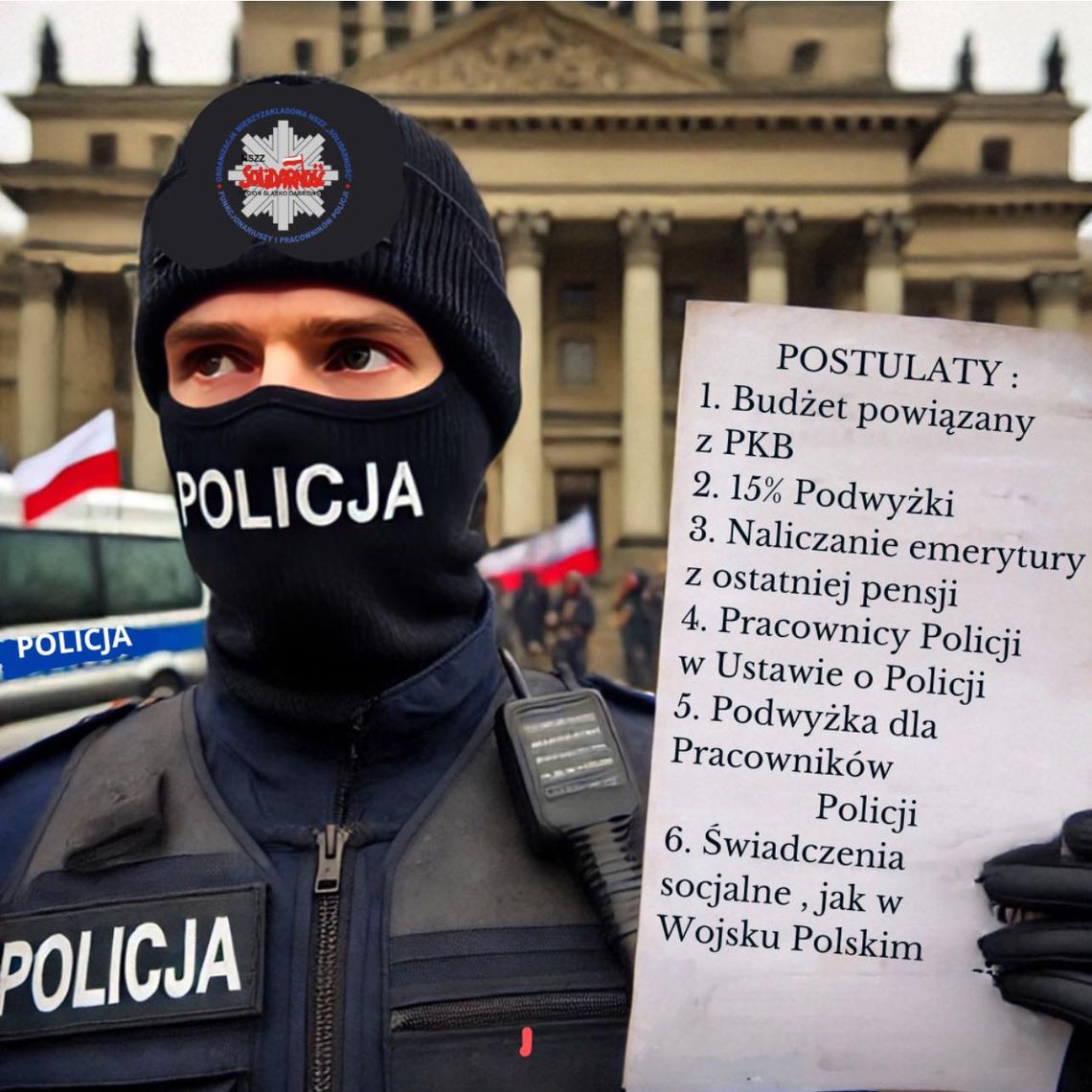 Policjanci protestują. Akcja „Lucyna” również w Wielkopolsce