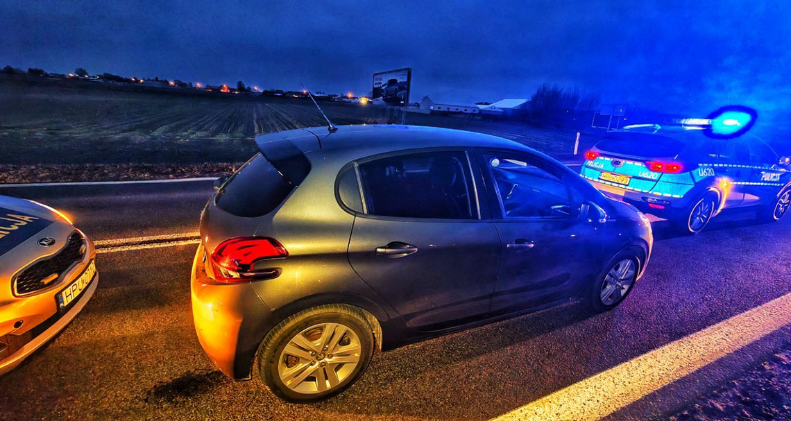 Policyjna OBŁAWA na trasie Kalisz-Ostrów