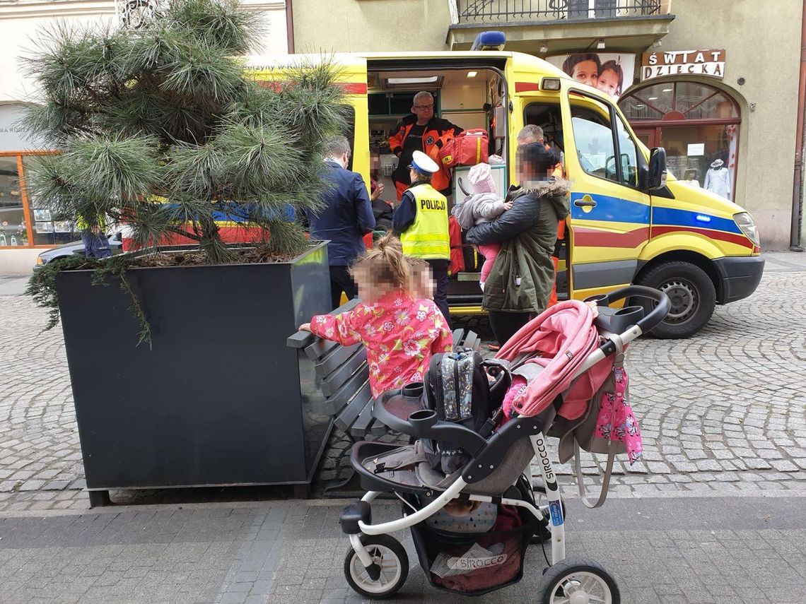 Potrącenie dziecka na ul. Złotej w Kaliszu ZDJĘCIA