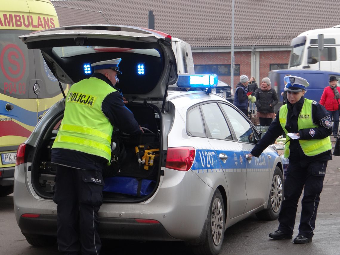 Potrącenie przy  targowisku przy ul. 3 Maja ZDJĘCIA