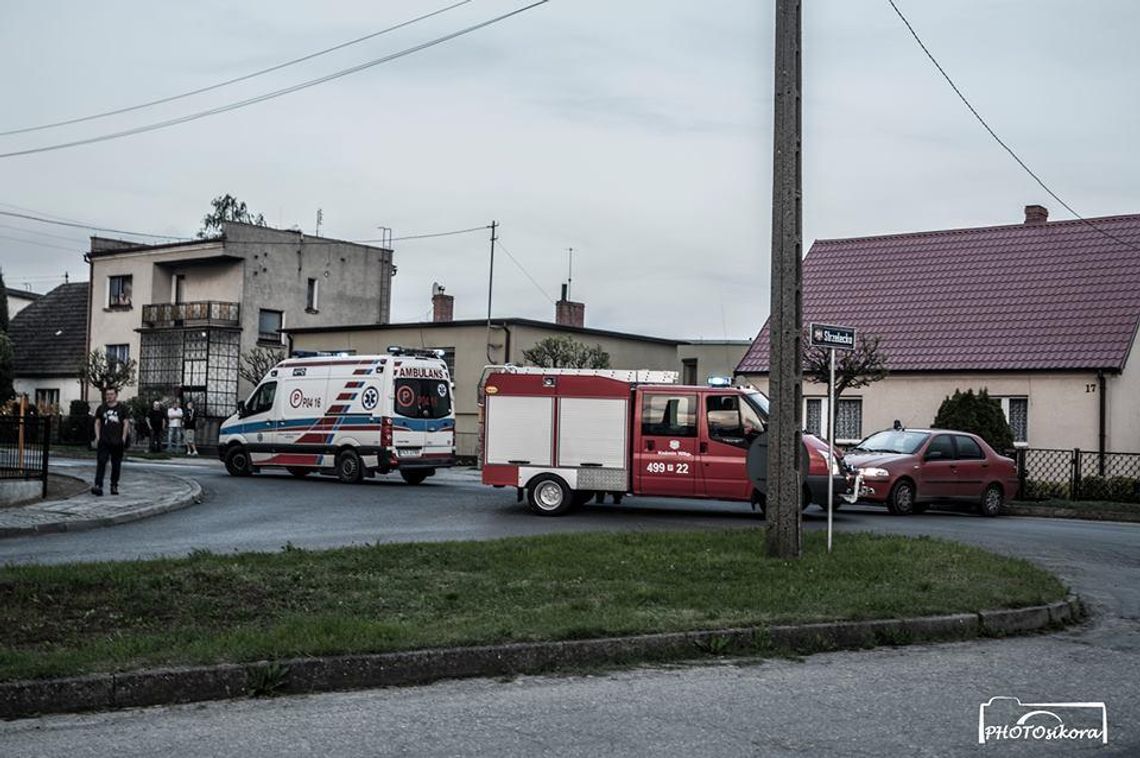 Potrącenie rowerzystki w Koźminie. Kobieta była reanimowana