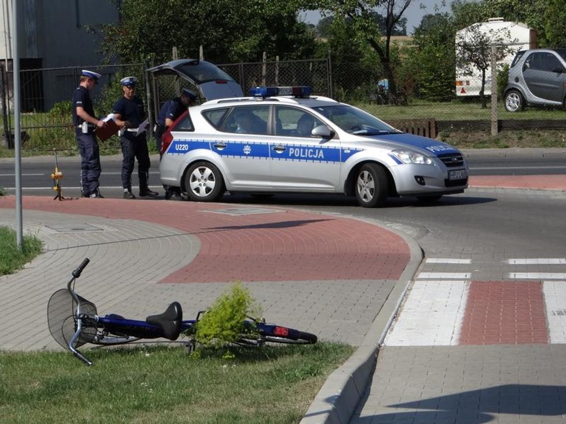 Potrącił rowerzystkę, stracił prawo jazdy ZDJĘCIA