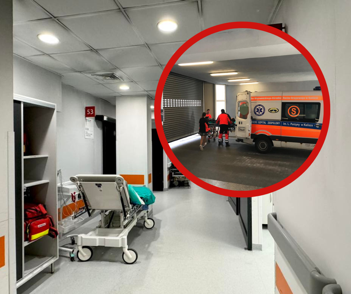 Poważny uraz młodej dziewczyny. Sylwester na kaliskim SORze