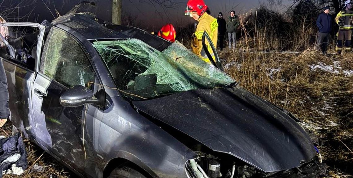 Poważny wypadek na trasie KALISZ-PLESZEW