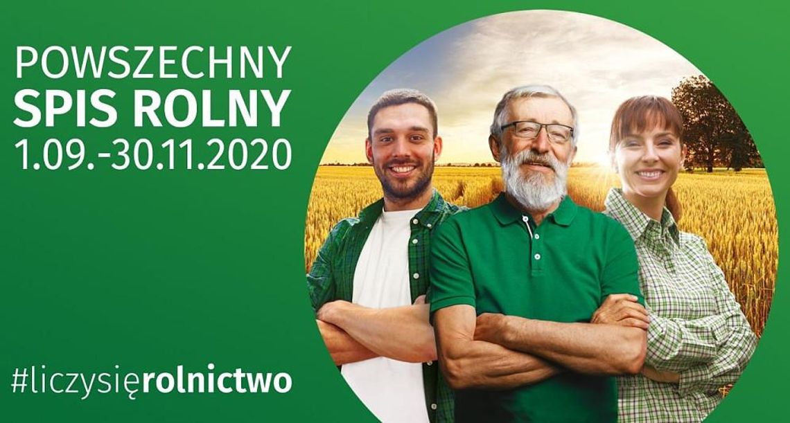 Powszechny Spis Rolny od 1 września