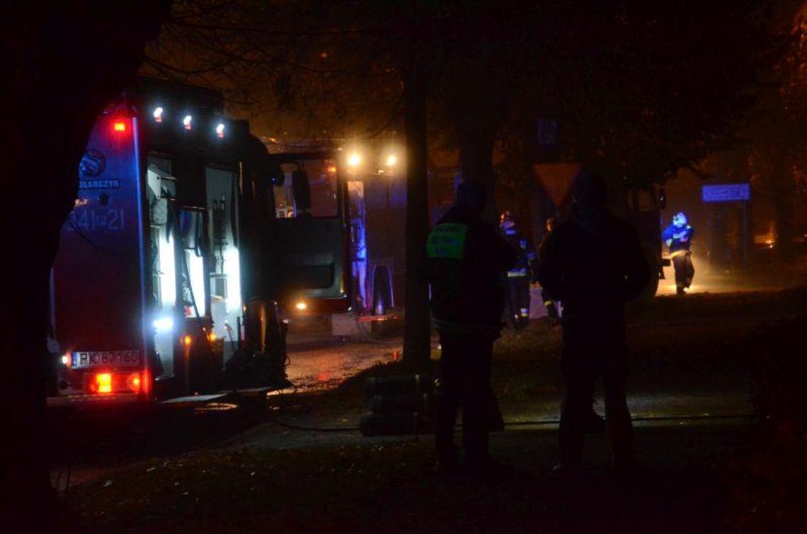 Pożar na Granicznej, troje dzieci w szpitalu ZDJĘCIA