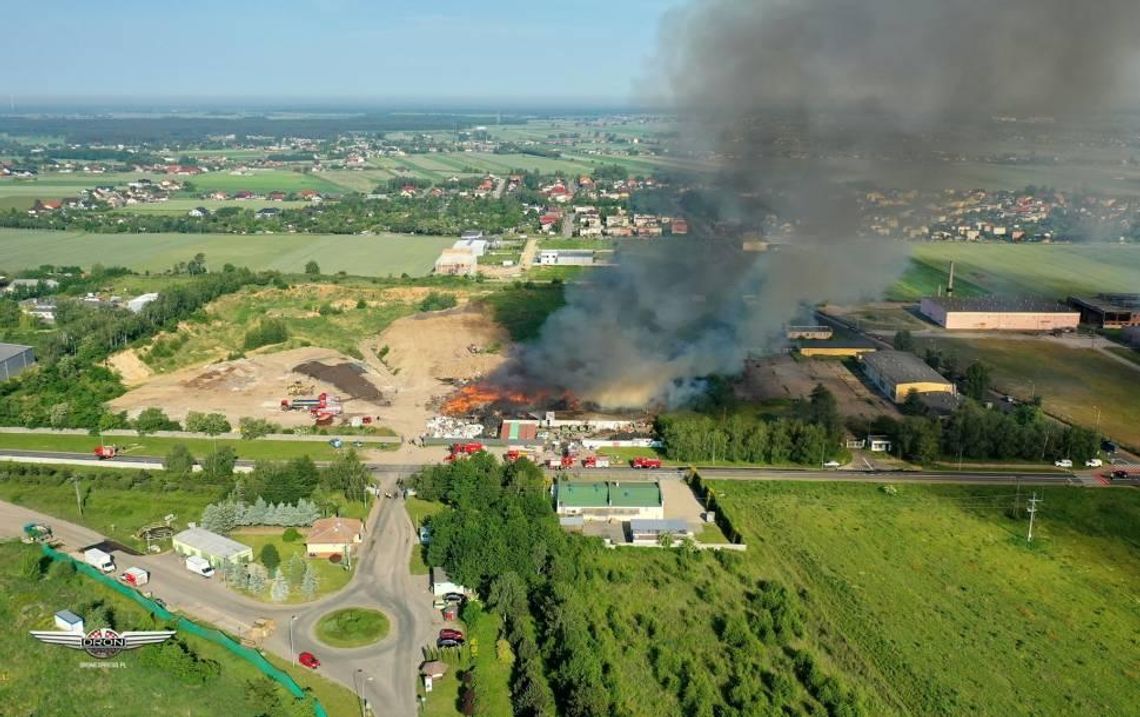 Pożar na ostrowskim wysypisku śmieci. Biegły ustali, czy odpady były odpowiednio składowane