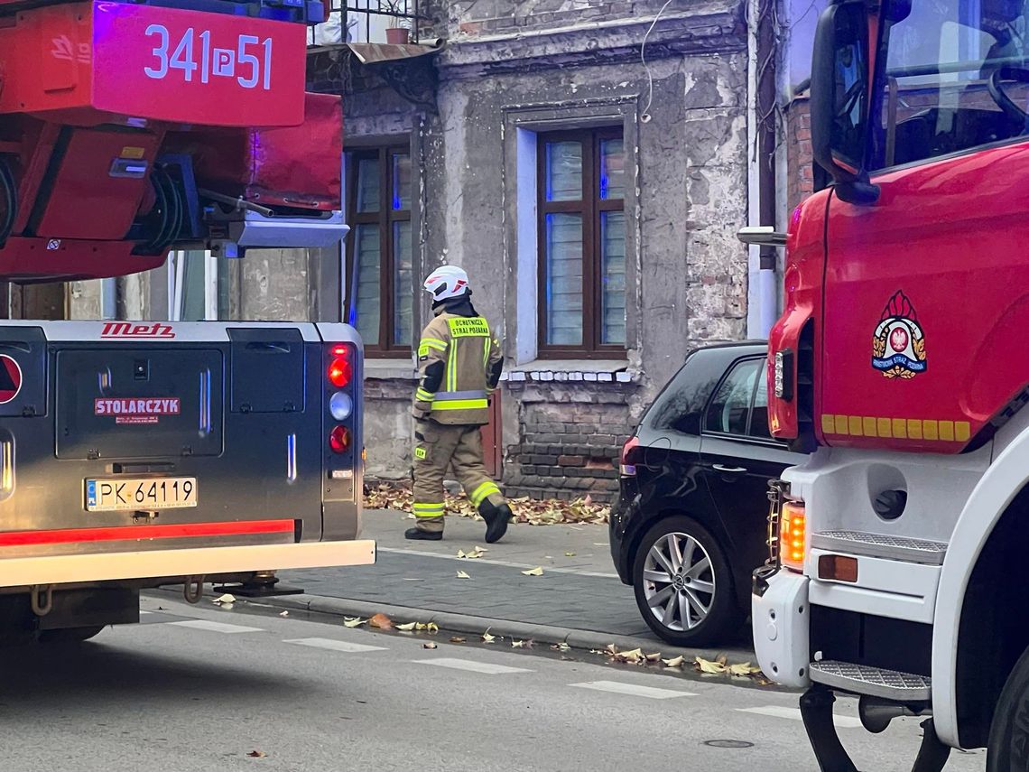 Pożar na ul. Widok w Kaliszu. Jest ofiara śmiertelna