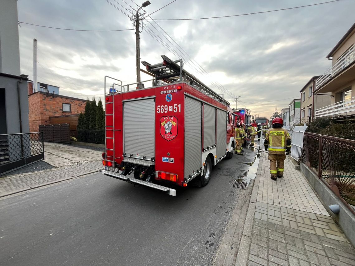 Pożar piwnicy. Jedna osoba poszkodowana