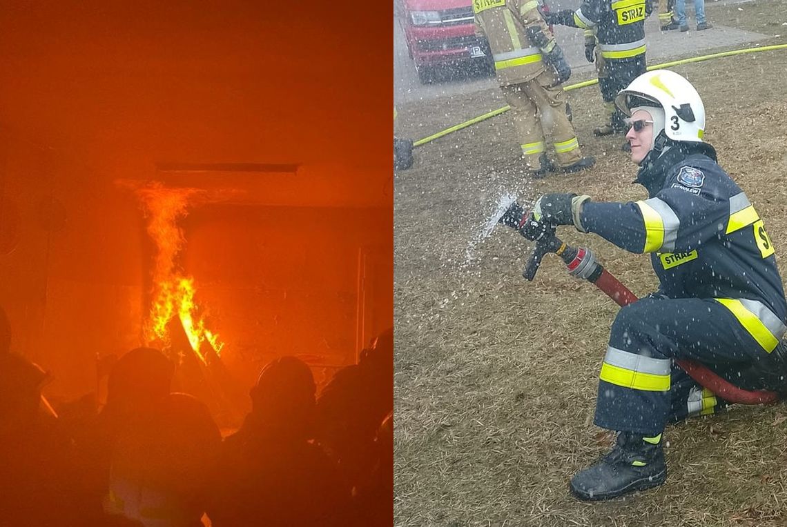 Pożar w remizie OSP. Temperatura wzrosła do 500 stopni