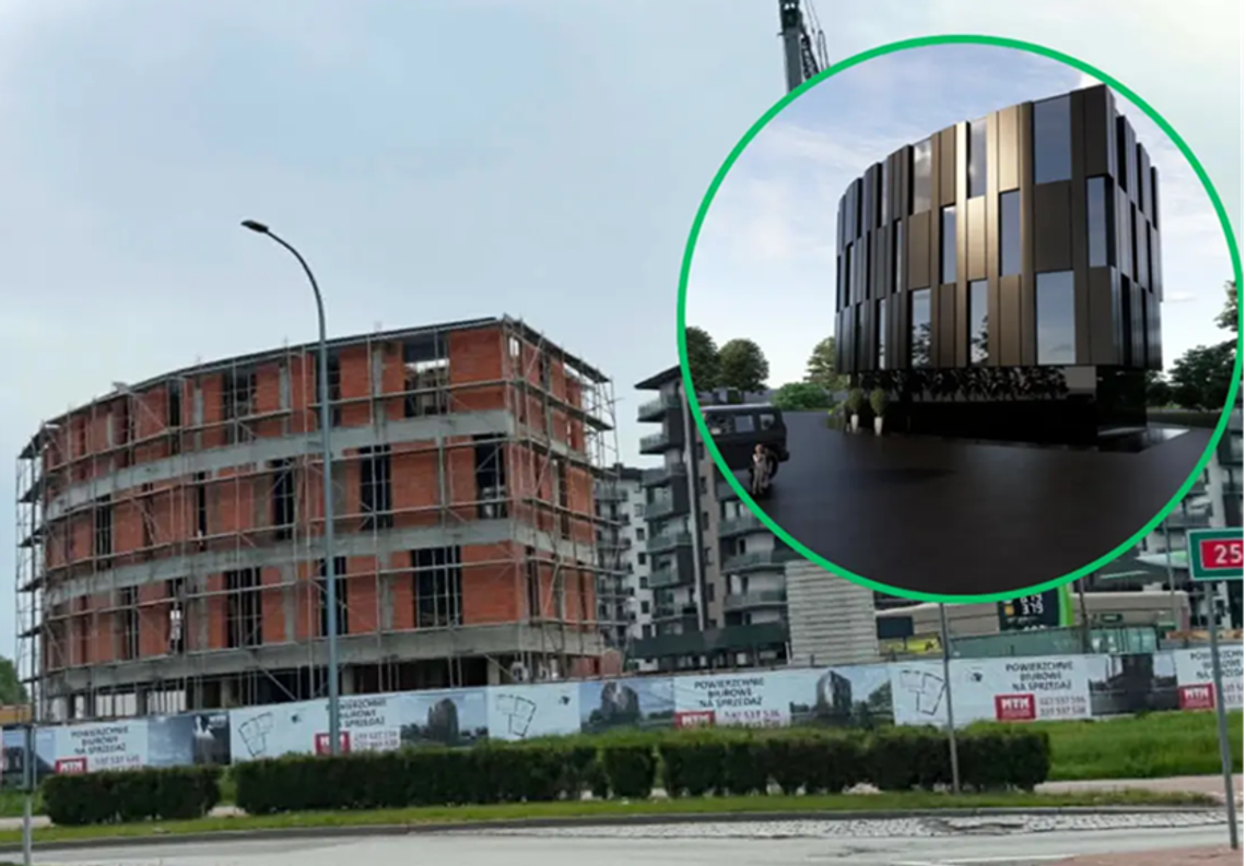 „Prace konstrukcyjne zakończone”. NOWY biurowiec w Kaliszu „Prace konstrukcyjne zakończone”. NOWY biurowiec w Kaliszu