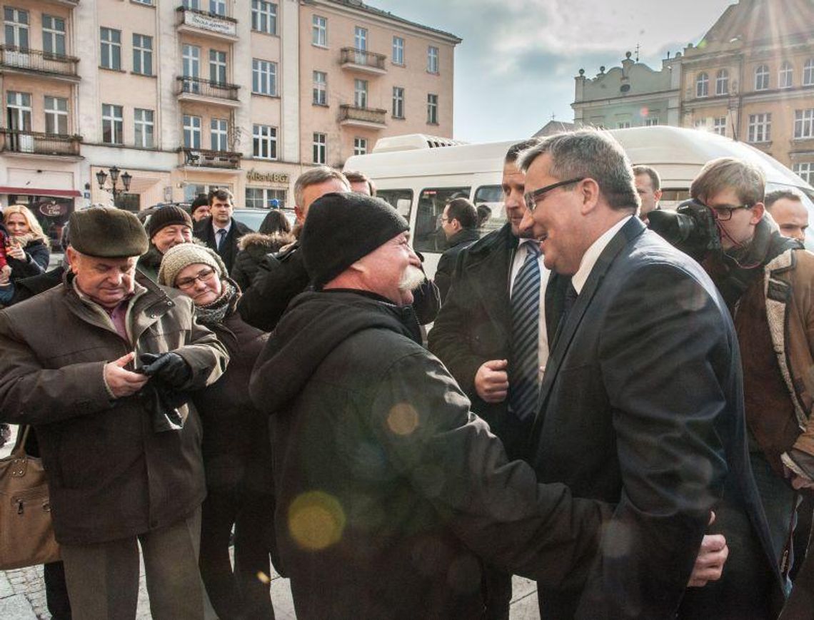 Prezydent Komorowski zbuduje Kalisz z klocków SZCZEGÓŁY WIZYTY