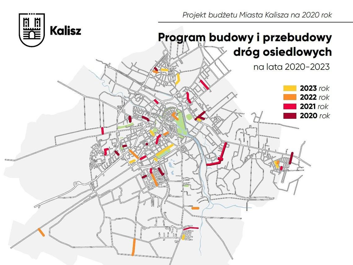 Program Budowy Dróg Osiedlowych w Kaliszu na lata 2020-2023