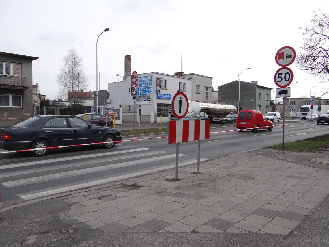 Przejście dla pieszych przeniesione. Ma być bezpieczniej