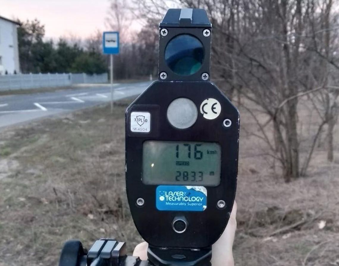 Przekroczył prędkość o 126 km/h! Pirat drogowy z powiatu kaliskiego zatrzymany przez policję