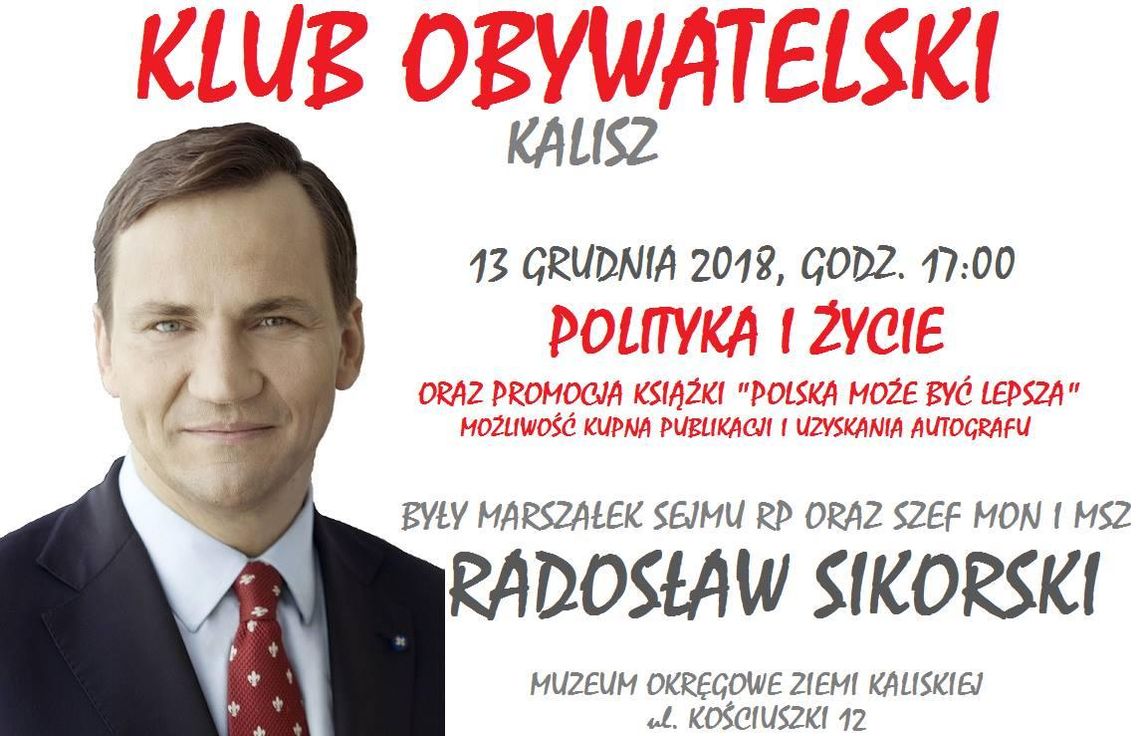 Radosław Sikorski w "Klubie Obywatelskim"