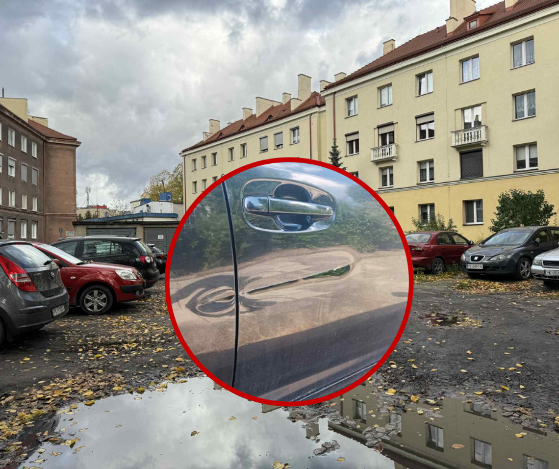 „Rezerwacja” parkingowego miejsca na sznurek i łańcuszek? FAKTY INTERWENCJA „Rezerwacja” parkingowego miejsca na sznurek i łańcuszek? FAKTY INTERWENCJA