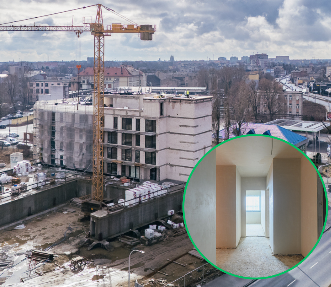 Robią wykończeniówkę. „Kilka wolnych mieszkań”