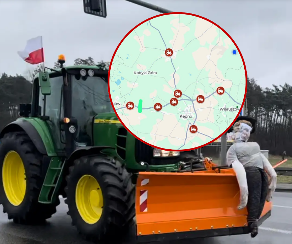 Rolnicy z naszego regionu zmawiają się na PROTEST {INTERAKTYWNA MAPA}