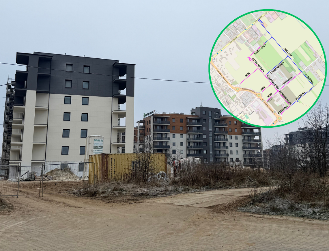 Rozbudowa dróg na nowym osiedlu. Braknie miliona?