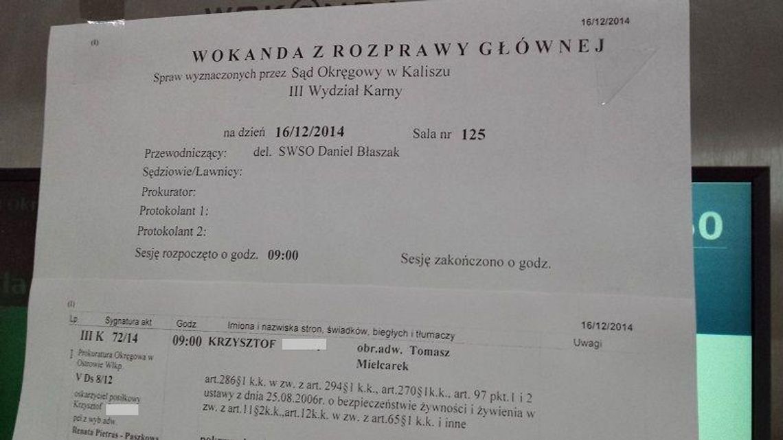 Ruszył proces w sprawie trującego suszu jajecznego