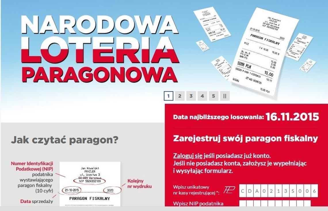 Ruszyła Narodowa Loteria Paragonowa WIDEO