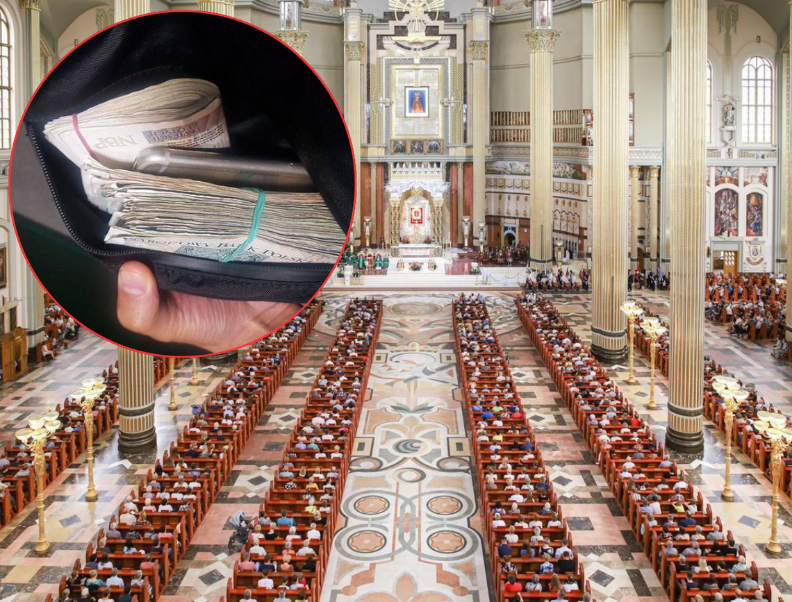 Saszetka wypchana złotem i euro. Stracił ją w sanktuarium Saszetka wypchana złotem i euro. Stracił ją w sanktuarium