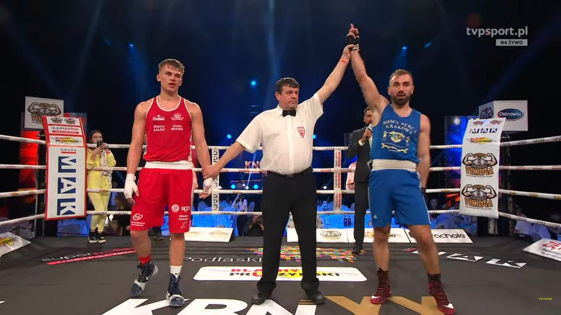 Sebastian Kusz boksował na gali KnockOut Boxing Night 20