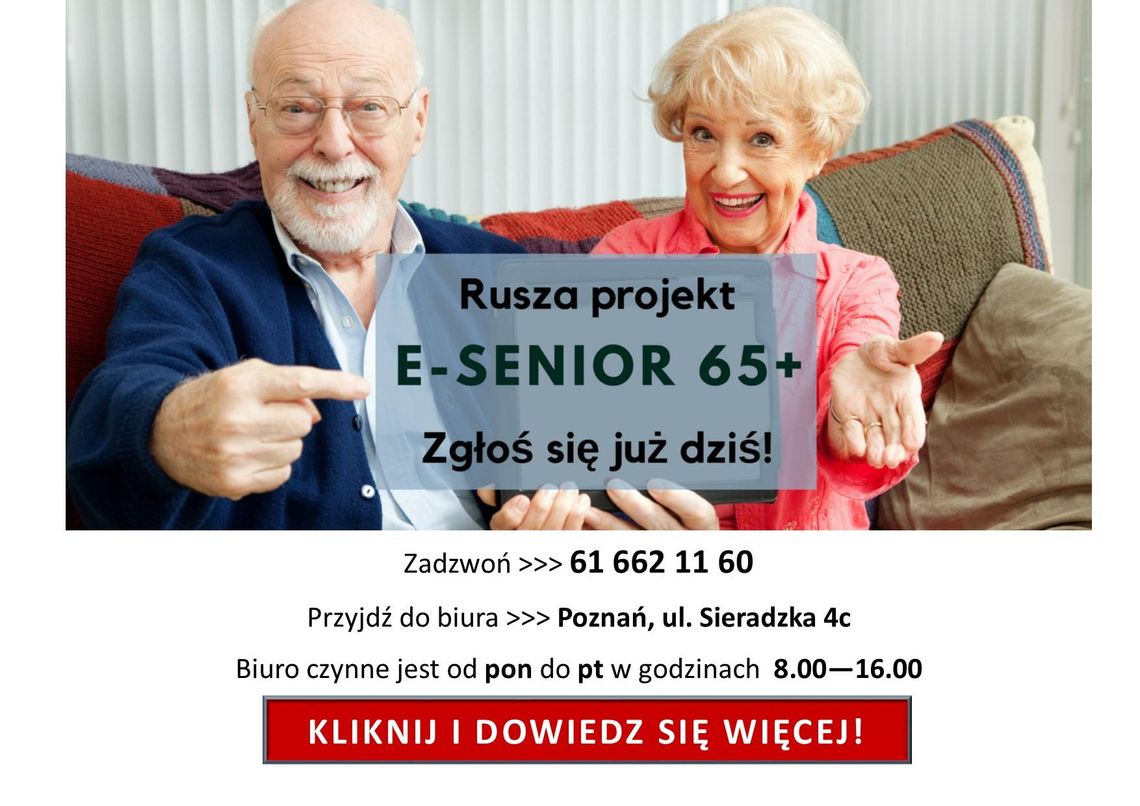 Senior "w sieci". Szkolenia dla mieszkańców czterech gmin powiatu kaliskiego