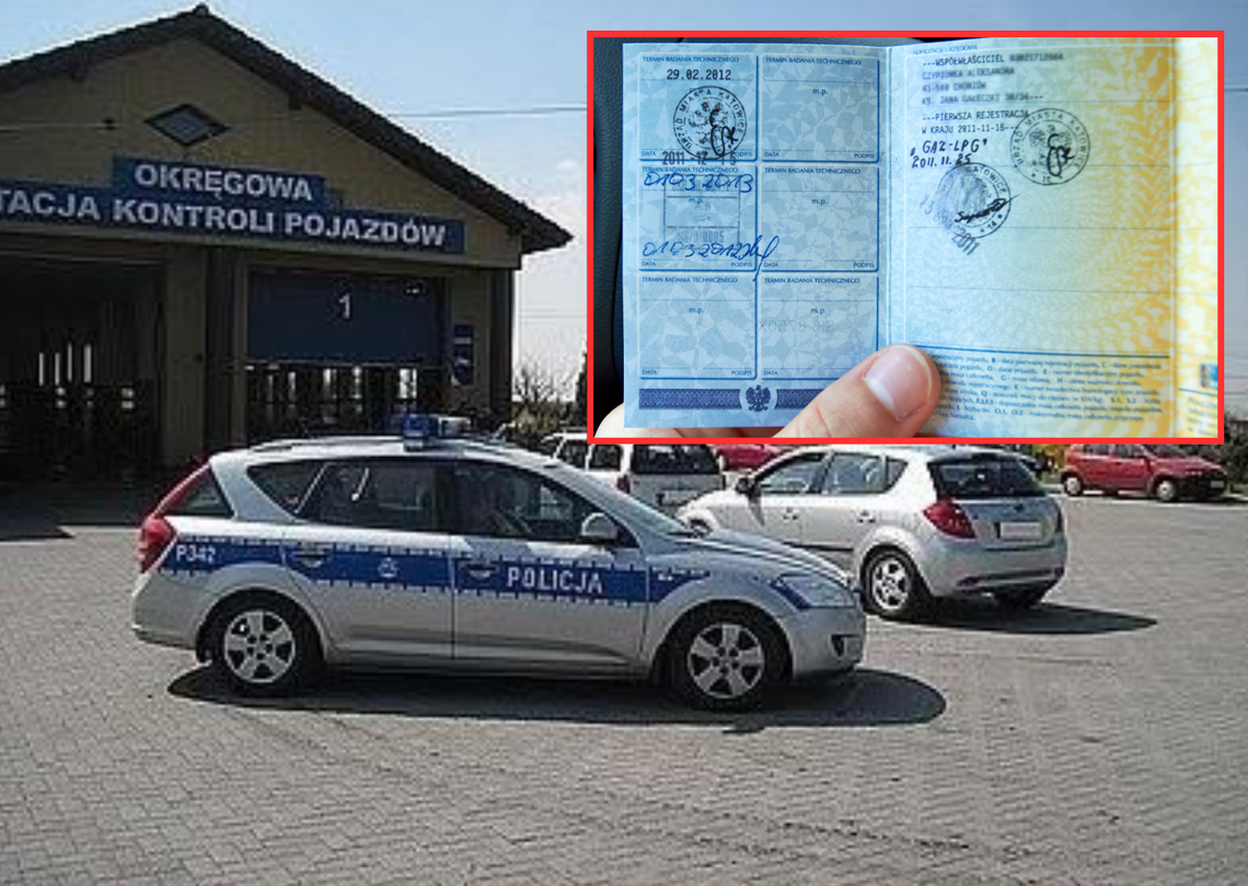 Setki aut z lewym przeglądem. Policja wkracza na stację