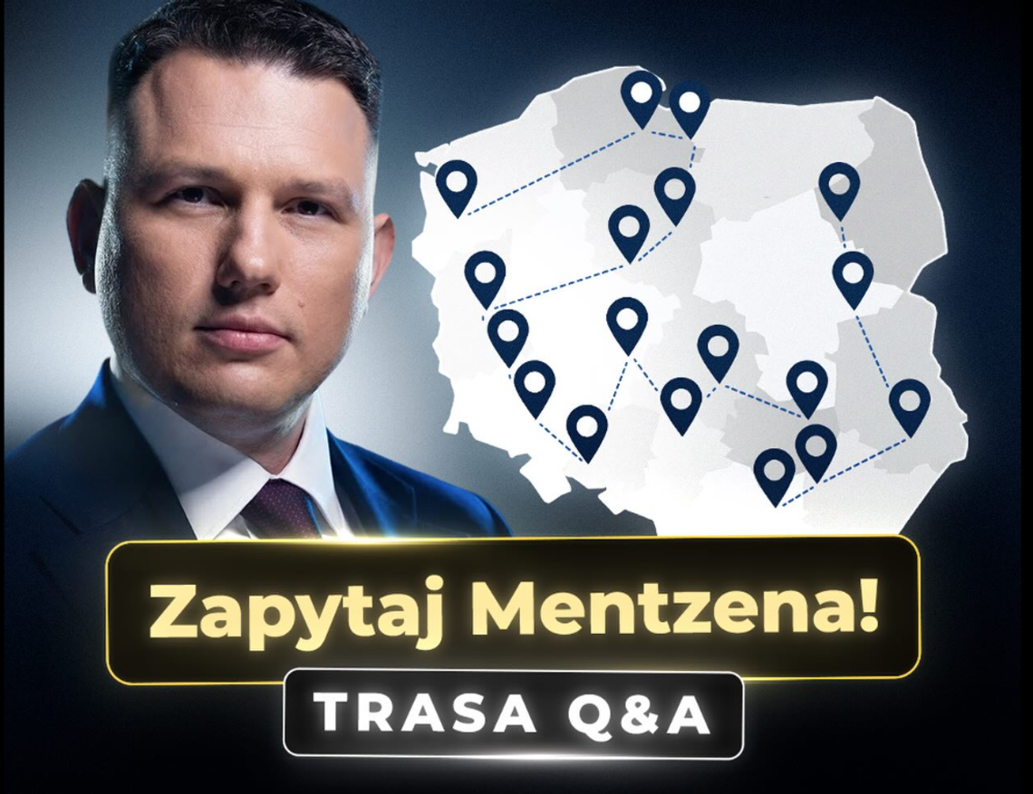 Sławomir Mentzen przyjedzie do Kalisza. Polityk chce rozmawiać z ludźmi